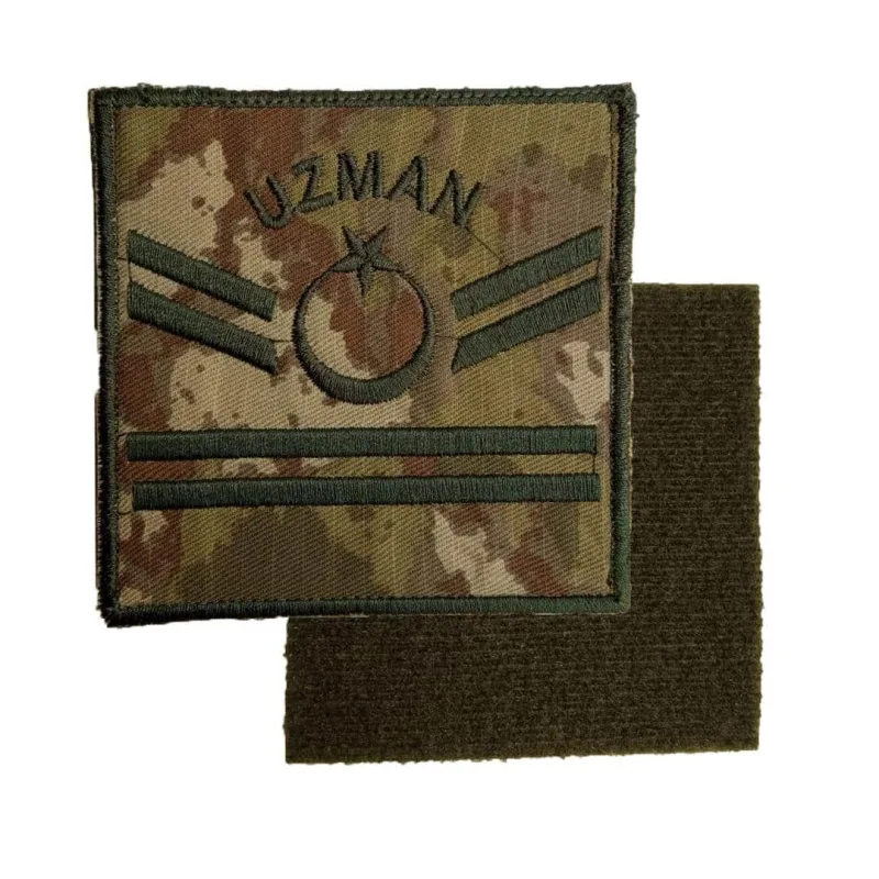 TSK KK Uzman Çavuş Rütbesi - Kare Omuz Askeri Rütbe