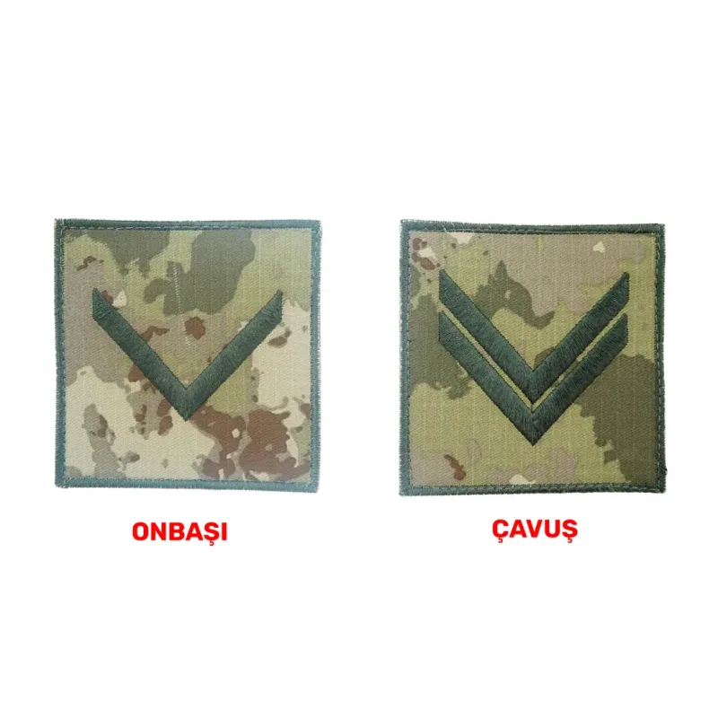 TSK Kara Kuvvetleri Onbaşı / Çavuş Rütbesi - Omuz