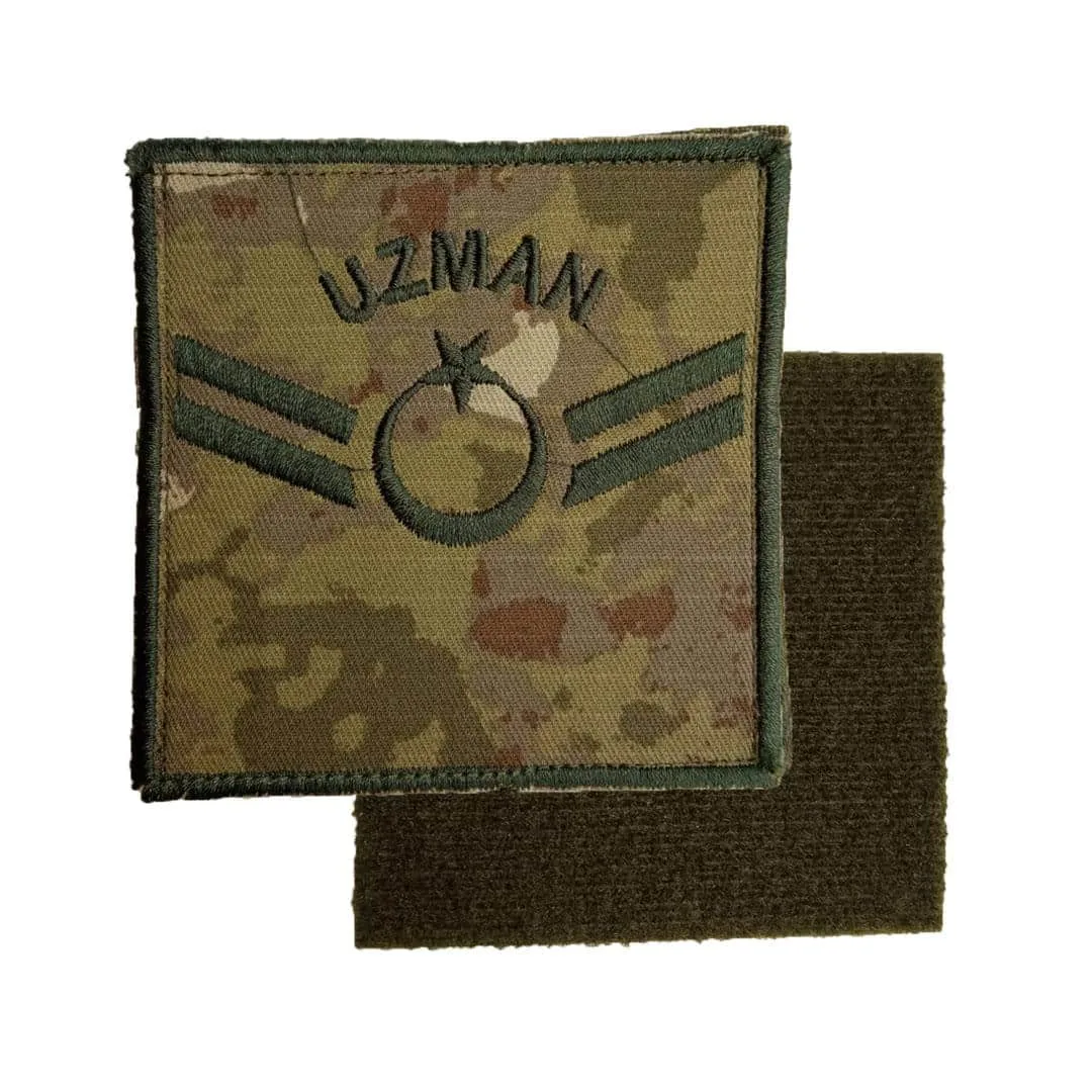 TSK KK Uzman Çavuş Rütbesi - Kare Omuz Askeri Rütbe