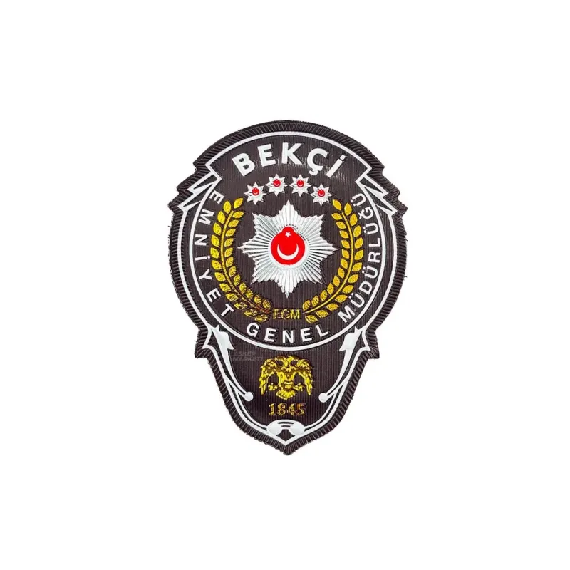Bekçi Göğüs Arması – EGM Pedli 3D Bekçi Peç