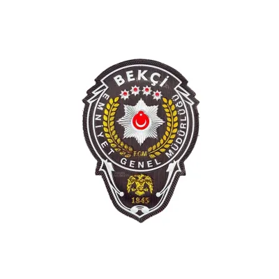Bekçi Göğüs Arması – EGM Pedli 3D Bekçi Peç