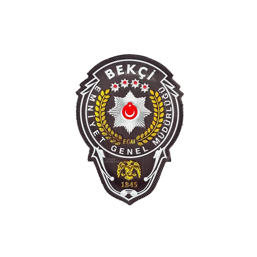 Bekçi Göğüs Arması – EGM Pedli 3D Bekçi Peç
