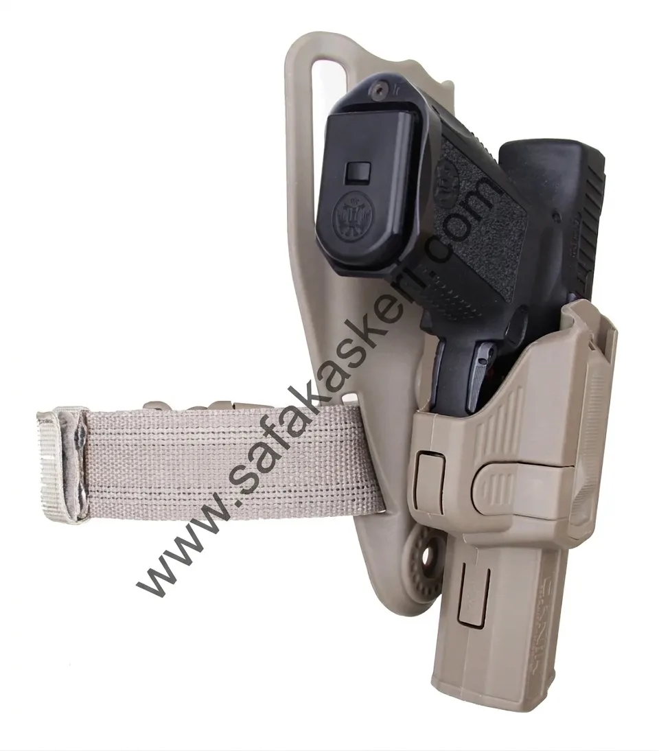 Glock 17/19 Akar Polimer Alçak Taşıma Kilitli Kılıf