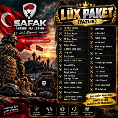 LÜX Asker Paketi (Yazlık)