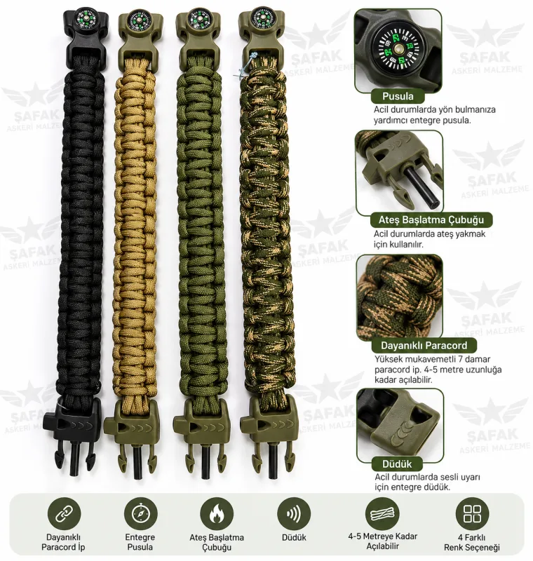 Paracord Bileklik
