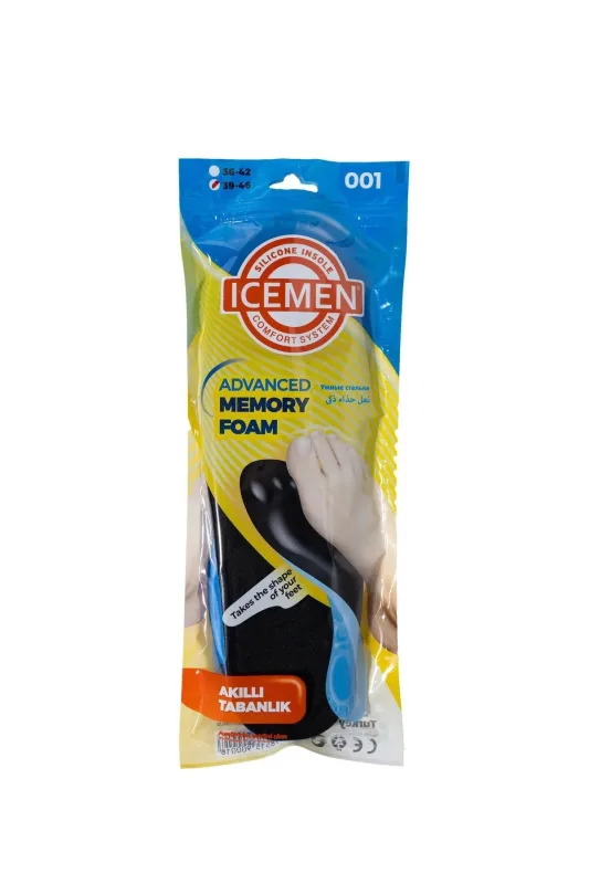 ICEMAN Hafızalı Tabanlık | Konforlu Ortopedik Ayakkabı Tabanlığı