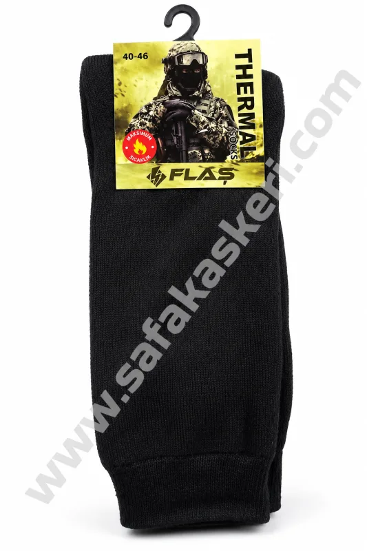 FLAŞ Siyah Havlu Askeri Bot Çorabı