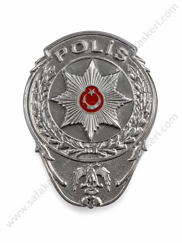 Polis Rozeti Gümüş Renk