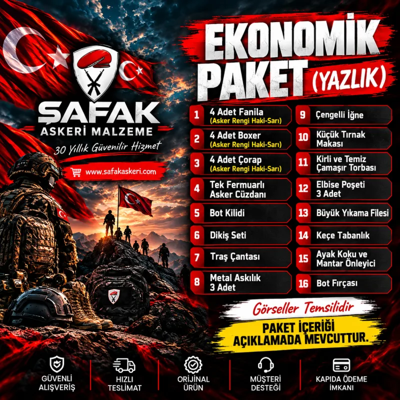 Ekonomik Asker Paketi (Yazlık)