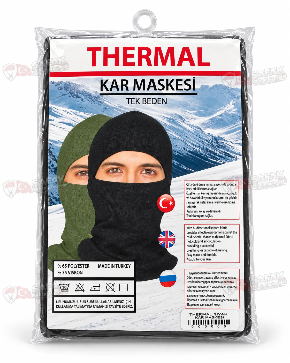 Thermal Kar Maskesi